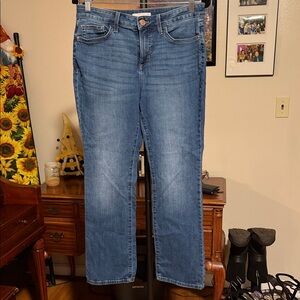 LC Lauren Conrad Women's Straight Leg Jeans in Blue